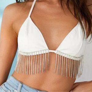 12th Tribe Cammie Rhinestone Bra